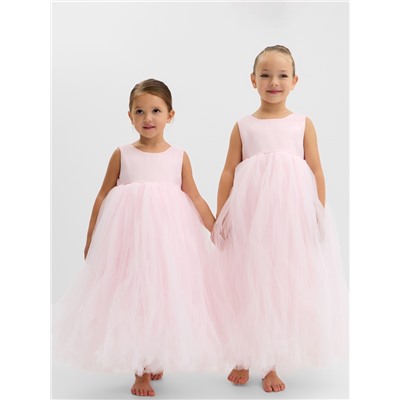 Платье нарядное для девочки KAFTAN, рост 128-134, светло-розовое