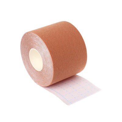 Кинезио - тейп, 5 см × 5 м, бежевый