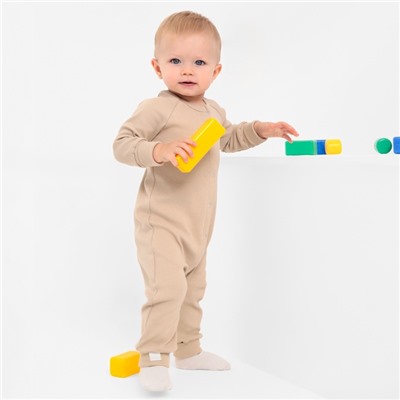 Комбинезон детский MINAKU, рост 86-92 см, бежевый