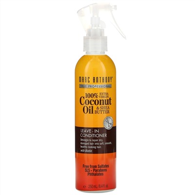 Marc Anthony, 100% Extra Virgin Coconut Oil & Shea Butter, Leave-In-Conditioner, 8.4 fl oz (250 ml)