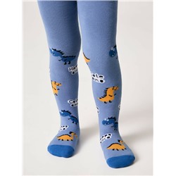 Теплые Conte-kids Колготки SOF-TIKI (махровые внутри) с рисунками
