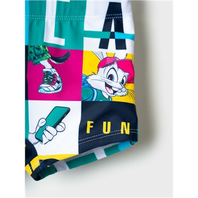 Плавки-шорты трикотажные для мальчиков, короткие