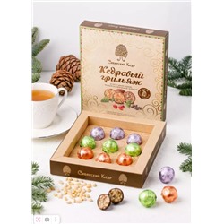 Кедровый грильяж ассорти / яблоко, шишка, черемуха / 120 г / Сибирский кедр
