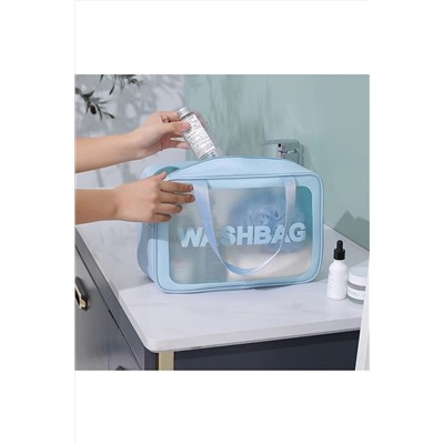Kristaller Косметичка Washbag rectangular big, голубой KRISTALLER, 1124973