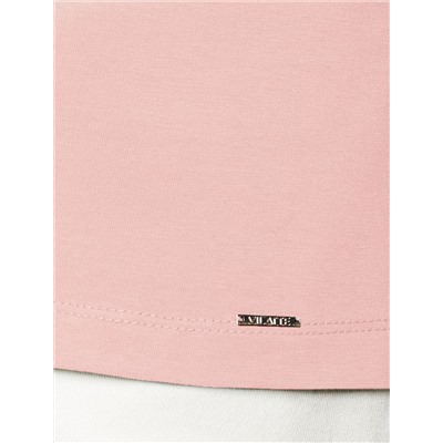 Топ с V-вырезом на регулируемых бретелях эластичный из премиального хлопка