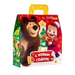 Сладкий новогодний подарок «Маша и Медведь!», детский, 470 г
