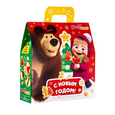 Сладкий новогодний подарок «Маша и Медведь!», детский, 470 г
