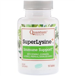 Quantum Health, Super Lysine+, иммунная поддержка, 90 таблеток