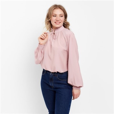 Блузка женская MINAKU: Enjoy, размер 48, цвет розовый