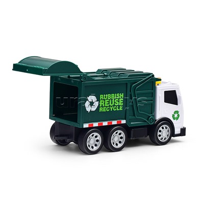 Машина "Мусоровоз" 1632 (свет, звук) в коробке