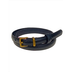 Ремень женский из натуральной кожи, цвет черный