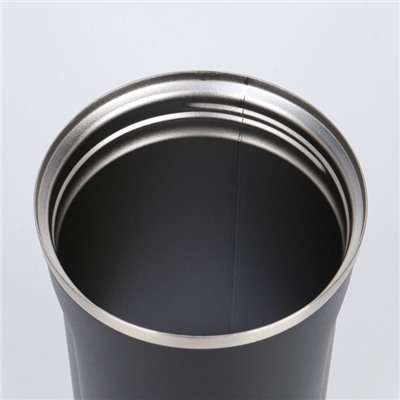 Термокружка Мастер К Original Coffee, 500 мл, сохраняет тепло 10 ч, нержавеющая сталь, чёрная