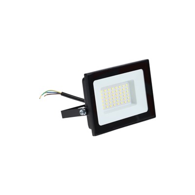 Прожектор светодиодный VKL Electric, 50 Вт, 6000 лм, 6500К, IP65, 220 В чёрный, свечение холодное белое