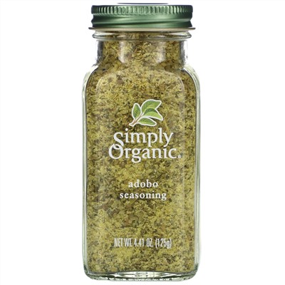 Simply Organic, Приправа Adobo, 125 г (4,41 унции)