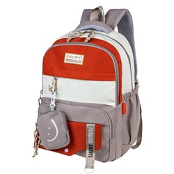 Рюкзак MERLIN 86028 серо-терракотовый