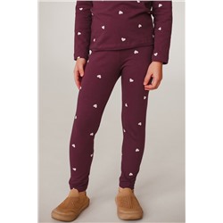 Легинсы вишневые 5-106