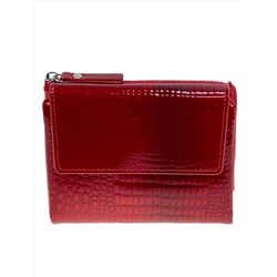 Женское портмоне из искусственной кожи, цвет красный