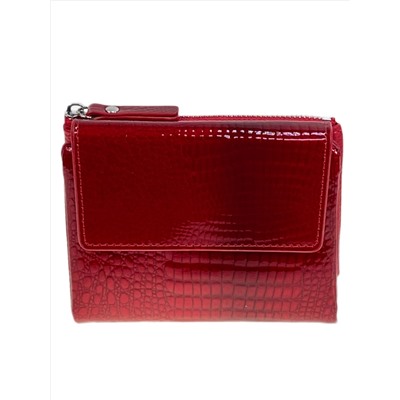 Женское портмоне из искусственной кожи, цвет красный
