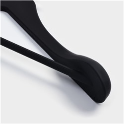 Плечики - вешалка для одежды LaDо́m Soft-touch, 45×23×4.8 см, с перекладиной, широкие плечики