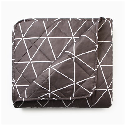 Покрывало LoveLife 2сп Grid 180×210±5 см, новосатин, 100%п/э