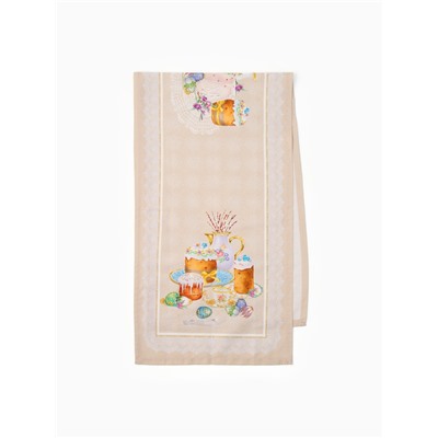 Дорожка на стол «Пасхальные куличи», 40×146 см, 100% хлопок, саржа 190 г/м²