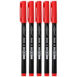 Маркер перманентный 1мм PRR01R Slender красный inФОРМАТ