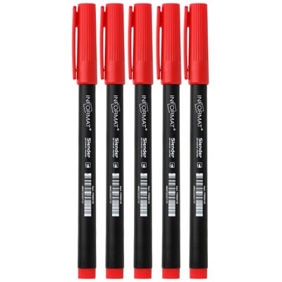 Маркер перманентный 1мм PRR01R Slender красный inФОРМАТ