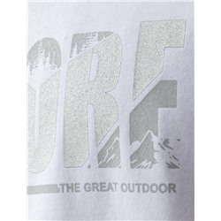 Свободная футболка  с авторским принтом