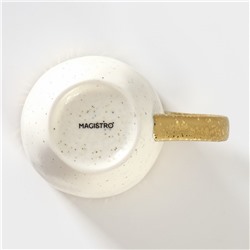 Кружка фарфоровая Magistro Poursephona, 400 мл, белая