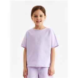 Футболка детская MINAKU, сиреневая, рост 134 см