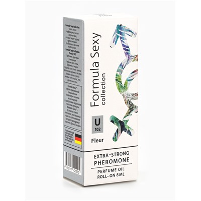 Парфюмерное масло женское с феромонами Formula Sexy Collection Fleur U102, 8 мл (по мотивам Fleur Narcotique (Ex Nihilo)