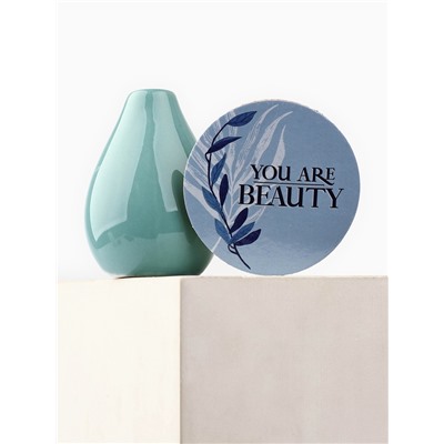 Ваза для цветов декоративная «Листья» с подставкой, 8×7×6 см