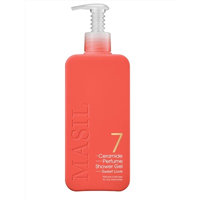 MASIL -  ГЕЛЬ ДЛЯ ДУША 7 CERAMIDE PERFUME SHOWER GEL (SWEET LOVE), 500 МЛ.