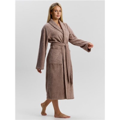 Халат женский Комфорт-3 (Серо-бежевый)