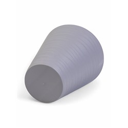 Кашпо для цветов «Валенсия», 2.8 л, d=17 см, h=20 см, пластик, цвет серый шёлк