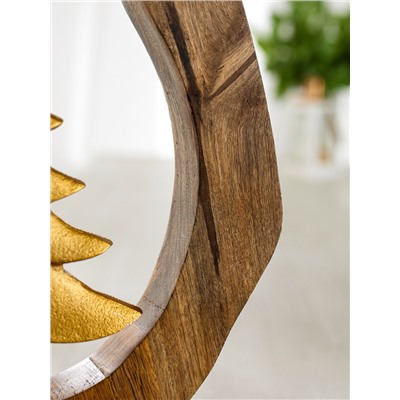 Сувенир интерьерный в деревянном кольце «Ёлочка», 30×8×33 см