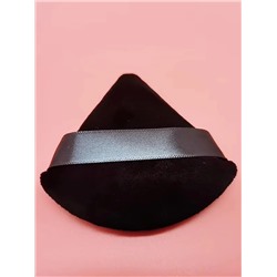 Kristaller Набор спонжей-пуховок в пластиковом контейнере для сухих и кремовых текстур, черный, 6 шт. 28053