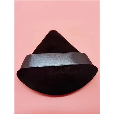 Kristaller Набор спонжей-пуховок в пластиковом контейнере для сухих и кремовых текстур, черный, 6 шт. 28053