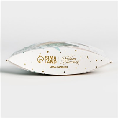 Коробка подарочная новогодняя складная «Счастливого Нового года», 11×8×2 см