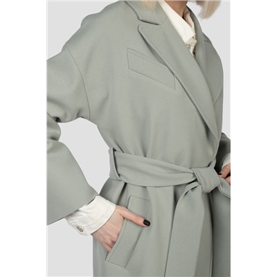 01-11614 Пальто женское демисезонное (пояс)