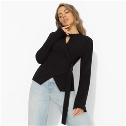 Джемпер хлопковый, Дерзкий минимализм (черный)