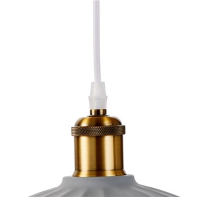 Светильник BayerLux 2034849/1 E27 40 Вт серый-медь 25×25×10 см