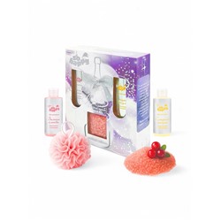Подарочный набор косметический So Happy holiday time игристая клюква, 400 г
