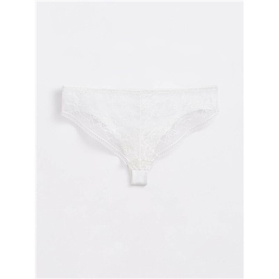 Трусы CONTE LIGHT DAY LBR 1273 Трусы «бразилиана» из хлопка с кружевом женские