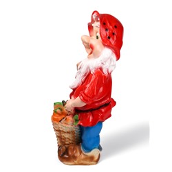 Садовая фигура из гипса «Гном с корзиной овощей», 70×30×34 см, МИКС