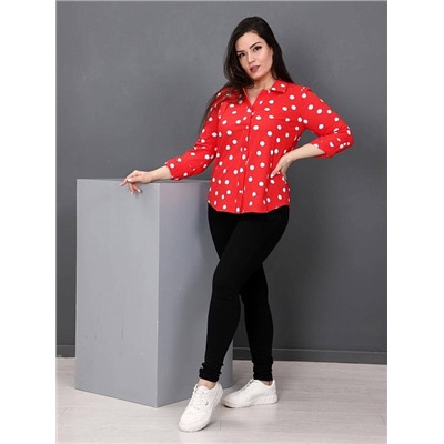 Рубашка "Делина" (Красный)
