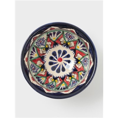 Пиала для чая Риштанская Керамика «Цветы», 250 мл, d=11 см, МИКС