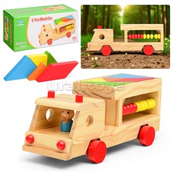 Машина с конструктором (5 дет.)