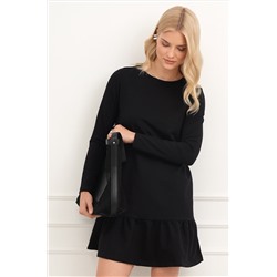 Женское платье трапеция из футера Happyfox