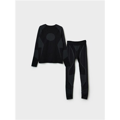 Термокомплект трикот. для женщин: фуфайка (футболка) с длин. рук, брюки для эпизод. использования